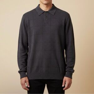 Vintage Geoffrey Beene Dark Gray Men’s Shirt – Size Large